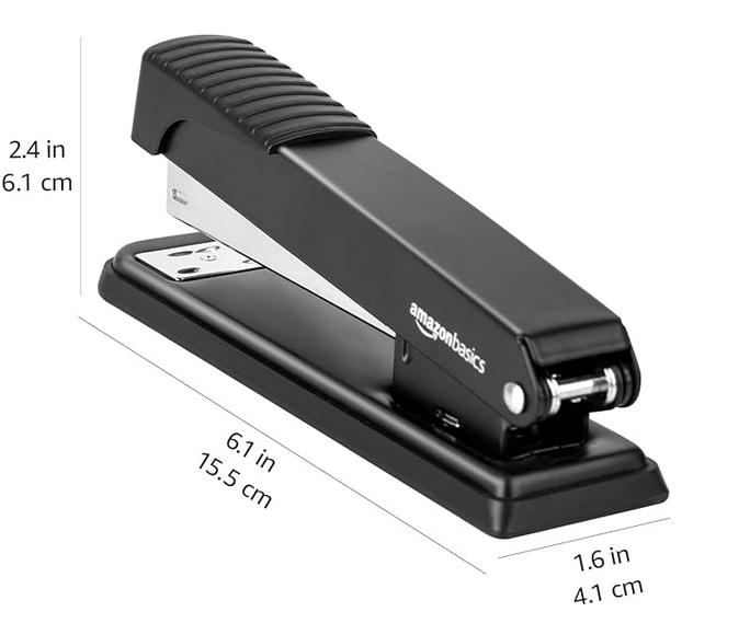 image Amazon Basics Full-Strip Desktop Stapler, 3-Pack