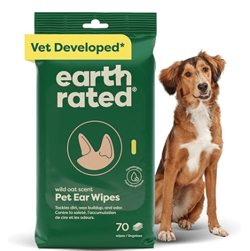 Earth Rated Vet-Developed Pet Ear Wipes