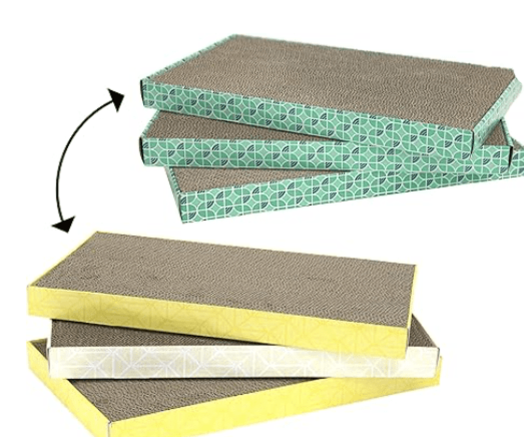 Kitty City XL Wide Corrugate Cat Scratchers 3 Pieces