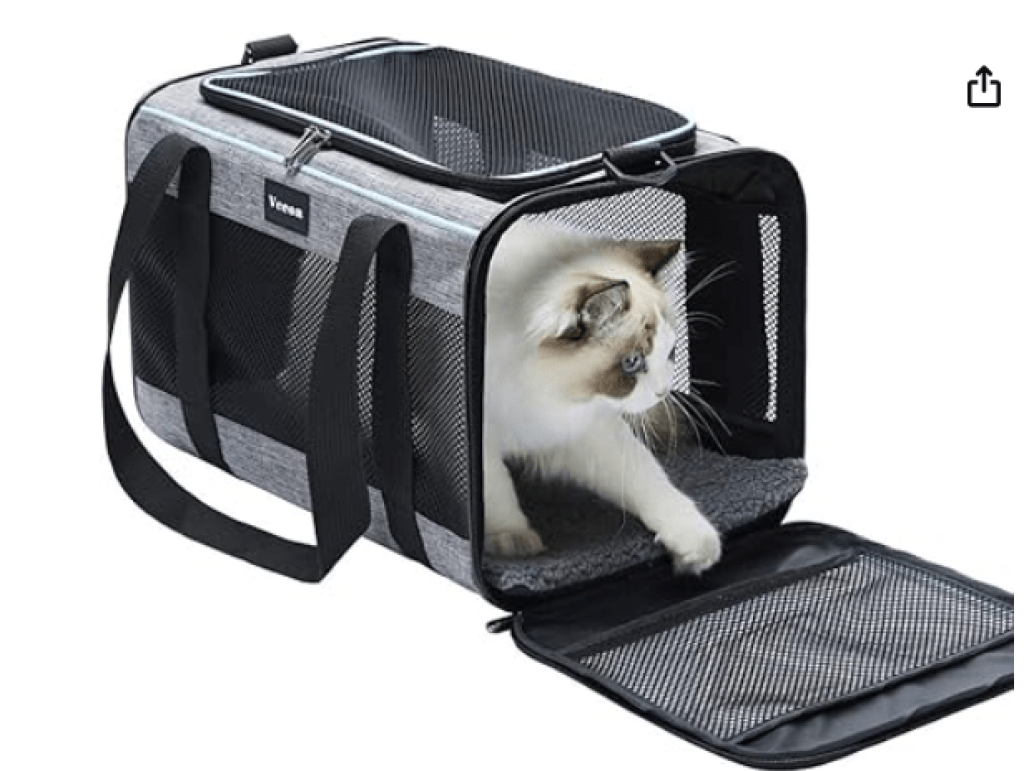 Vceoa 17.5x11x11 Inches Cat, Dog Carrier