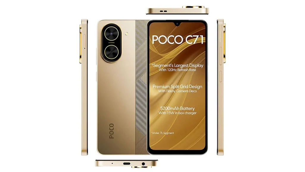 xiaomi-poco-c71-side-design