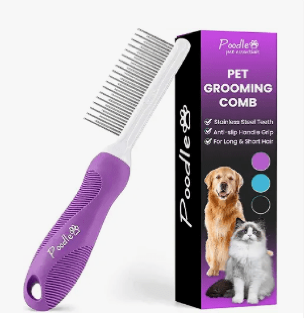 Poodle Pet Detangling Pet Comb