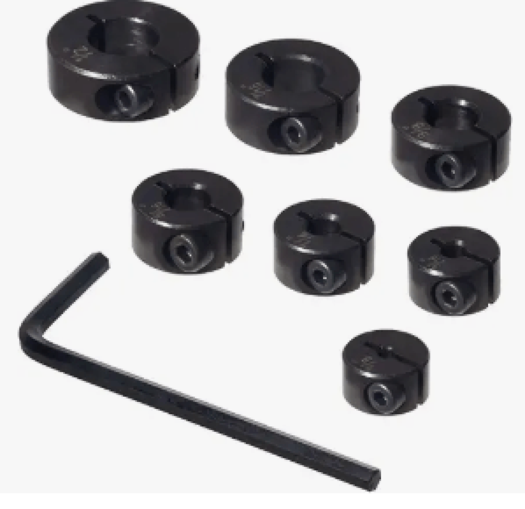 POWERTEC Drill Bit Stop Collar Set