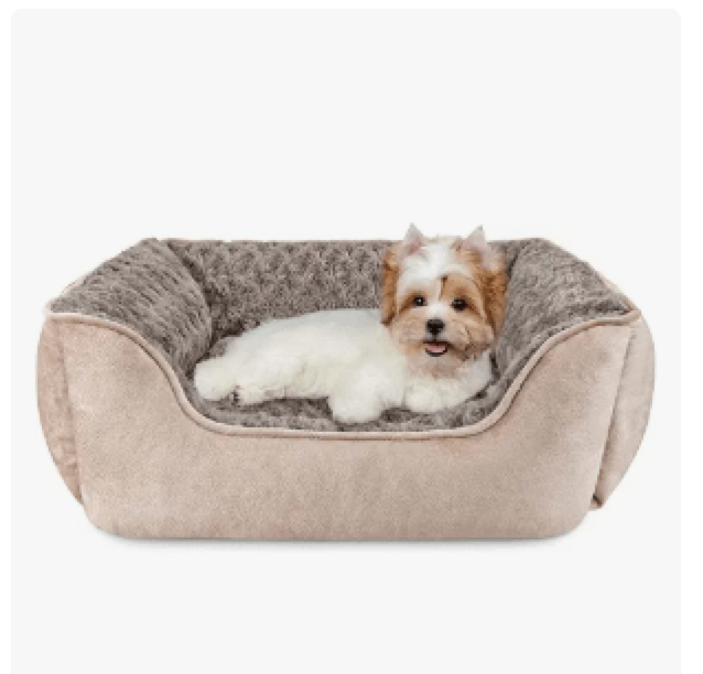 JOEJOY Rectangle Dog Bed for Large Medium Small Dogs