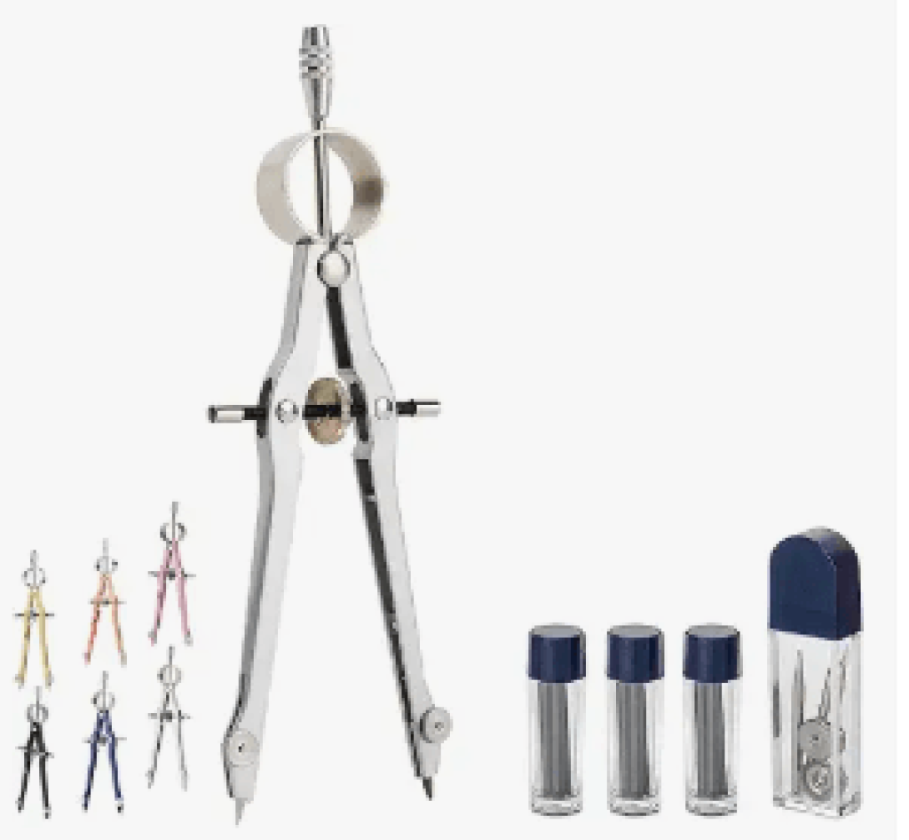 Mr. Pen- Professional Compass for Geometry, Extra Lead